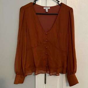 Nine West Button Up Top Size M EUC